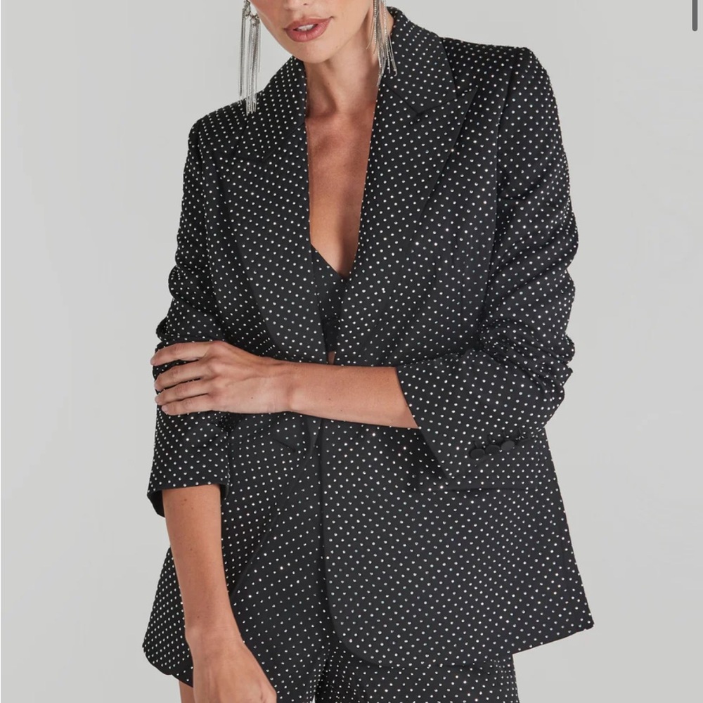 Rhinestone Women's Blazer